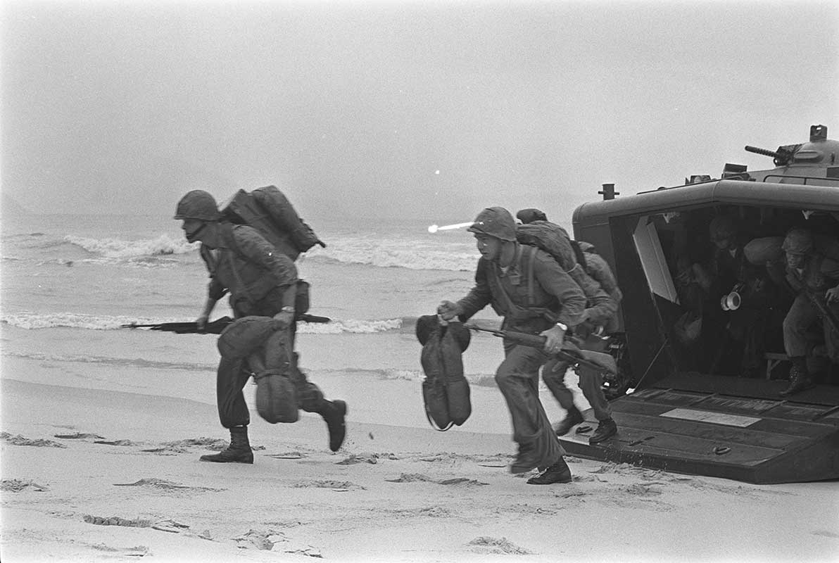 U.S. Marines land at Danang – 1965