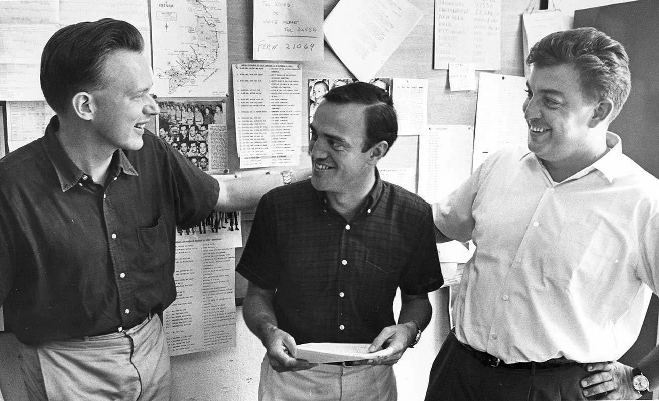 Browne, Arnett, Faas, AP bureau, Saigon – 1966